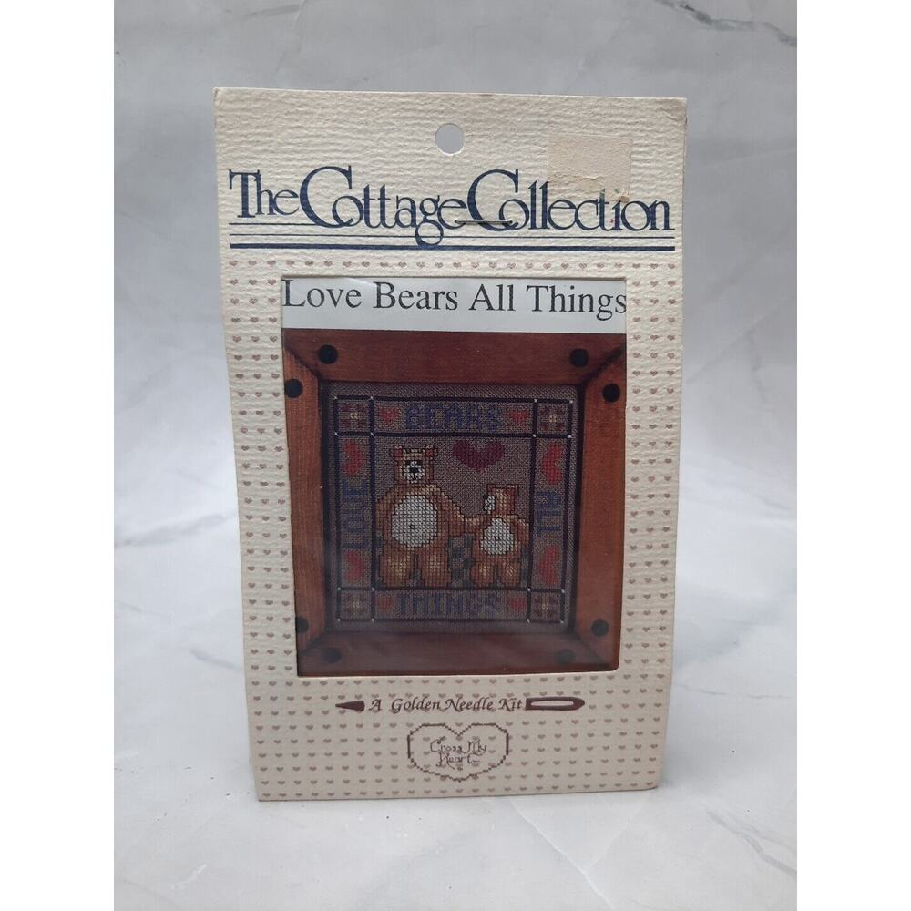 Cross My Heart The Cottage Collection Cross Stitch Kit Love Bears All Things